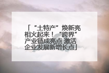 “土特产”焕新亮相火起来！“跨界”产业链成亮点 激活企业发展新增长点