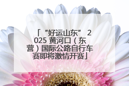 “好运山东” 2025 黄河口（东营）国际公路自行车赛即将激情开赛