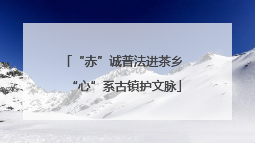“赤”诚普法进茶乡 “心”系古镇护文脉