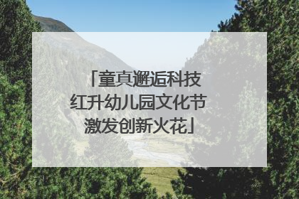 童真邂逅科技 红升幼儿园文化节激发创新火花
