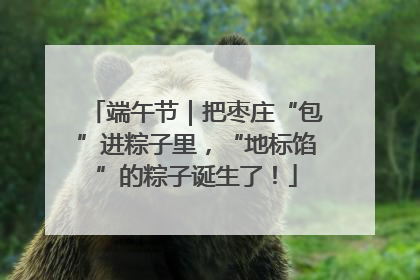 端午节｜把枣庄“包”进粽子里，“地标馅”的粽子诞生了！