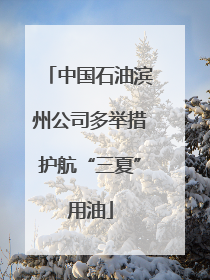 中国石油滨州公司多举措护航“三夏”用油