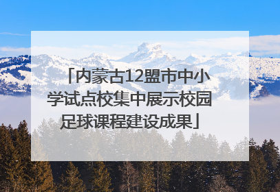 内蒙古12盟市中小学试点校集中展示校园足球课程建设成果