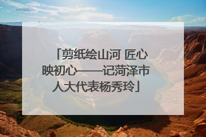 剪纸绘山河 匠心映初心——记菏泽市人大代表杨秀玲