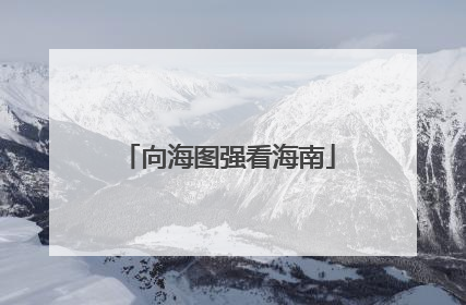 向海图强看海南
