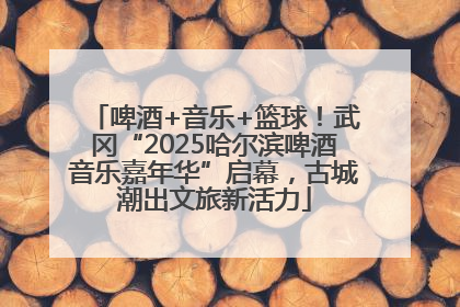 啤酒+音乐+篮球！武冈“2025哈尔滨啤酒音乐嘉年华”启幕，古城潮出文旅新活力
