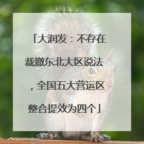 大润发：不存在裁撤东北大区说法，全国五大营运区整合提效为四个