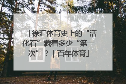 徐汇体育史上的“活化石”藏着多少“第一次”？｜百年体育