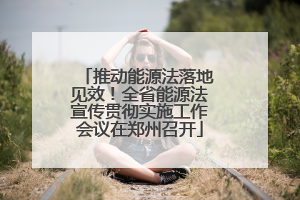 推动能源法落地见效！全省能源法宣传贯彻实施工作会议在郑州召开