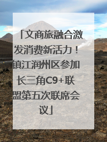 文商旅融合激发消费新活力！镇江润州区参加长三角C9+联盟第五次联席会议