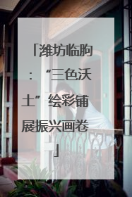 潍坊临朐：“三色沃土”绘彩铺展振兴画卷