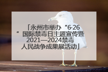 永州市举办“6·26”国际禁毒日主题宣传暨2021—2024禁毒人民战争成果展活动