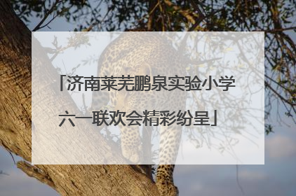 济南莱芜鹏泉实验小学六一联欢会精彩纷呈