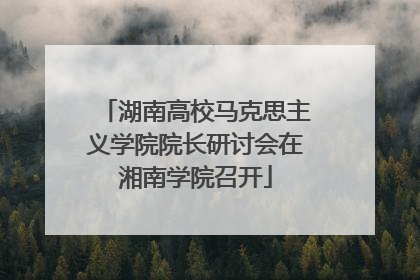 湖南高校马克思主义学院院长研讨会在湘南学院召开