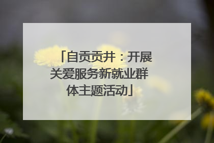 自贡贡井：开展关爱服务新就业群体主题活动