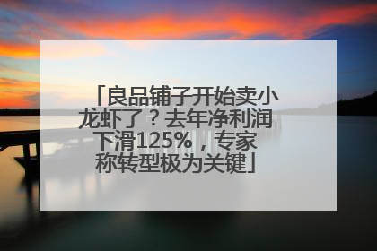 良品铺子开始卖小龙虾了？去年净利润下滑125%，专家称转型极为关键
