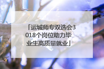 运城师专双选会3018个岗位助力毕业生高质量就业