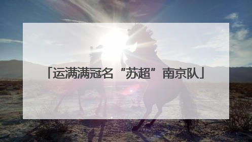 运满满冠名“苏超”南京队