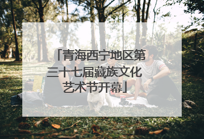 青海西宁地区第三十七届藏族文化艺术节开幕