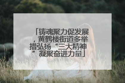 铸魂聚力促发展，黄鹤楼街道多举措弘扬“三大精神”凝聚奋进力量