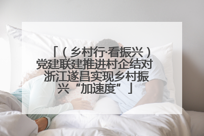 （乡村行·看振兴）党建联建推进村企结对 浙江遂昌实现乡村振兴“加速度”