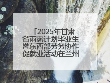 2025年甘肃省雨露计划毕业生暨东西部劳务协作促就业活动在兰州新区举办