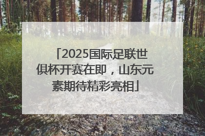 2025国际足联世俱杯开赛在即，山东元素期待精彩亮相